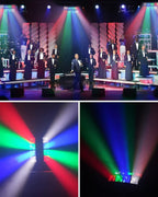 BETOPPER Ruchoma Głowica Sceniczna Dyskotekowa Ruchoma Lampa Obrotowa LED