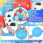 Balony Dekoracyjne Party 68szt  Kolorowe Wzory Chmurki Bluey Zestaw