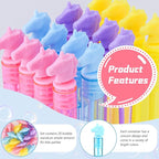 Bańki Mydlane Jednorożec 20szt Zestaw Party Dla Dzieci Kolorowe