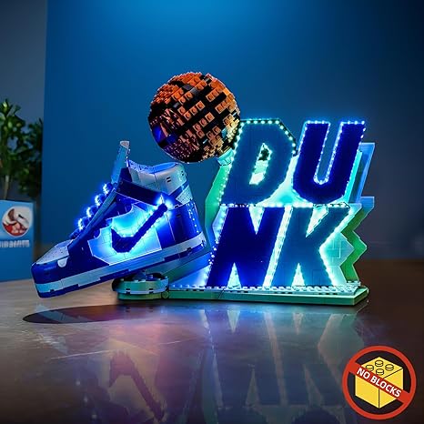 Zestaw oświetlenia LED do Nike Dunk 43008 – efekt WOW bez klocków Drugie zdjęcie produktu