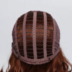 Peruka Krótki Bob Coplay Rudy Miedziany Kręcone włosy z grzywką do Ramion