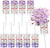 Wystrzałowe Konfetti Zestaw Komplet 10 Sztuk mini Tuba Push Pop Róż Fiolet
