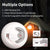 Fitop mini Dotykowa Lampka Nocna LED RGB 256 kolorów Ściemnialna - Bezprzewodowa - MOCNA BATERIA