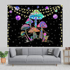 Gobelin na ścianę Tkanina naścienna Tapestry - Psychodeliczny, Grzybki