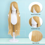 Peruka Anime Manga Blond Włosy Jasna Fryzura Cosplay z Mangi Uniwersalna