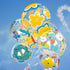 Zestaw 20 Przeźroczystych Balonów BOBO do Malowania z Kolorowymi Markerami
