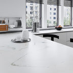 Folia samoprzylepna marmur biały 3D 40 cm x 5 m gruba 0,18 cm blat meble ściany