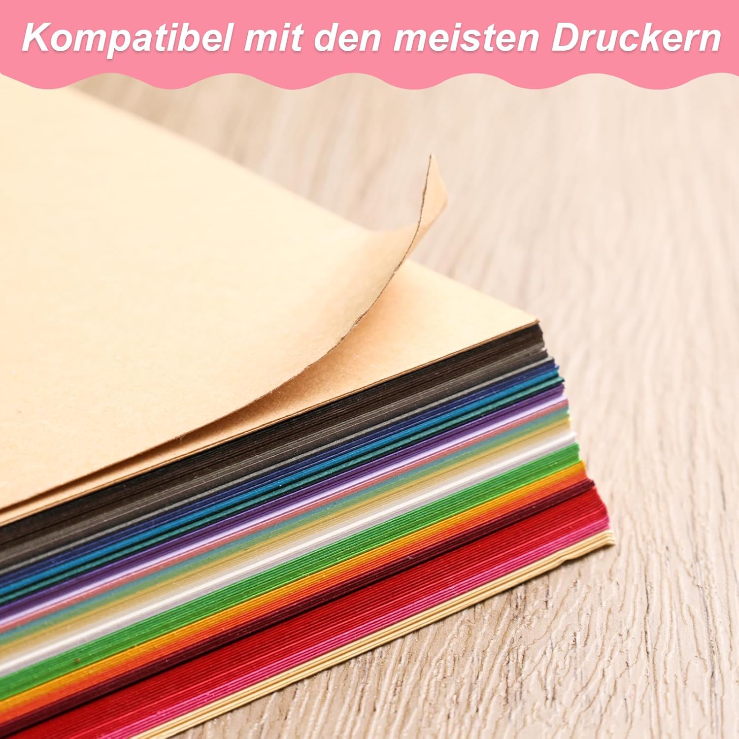 Kolorowy Brystol Gruby Papier Techniczny 30 KOLORÓW 60 arkuszy 30.5cm 180g
