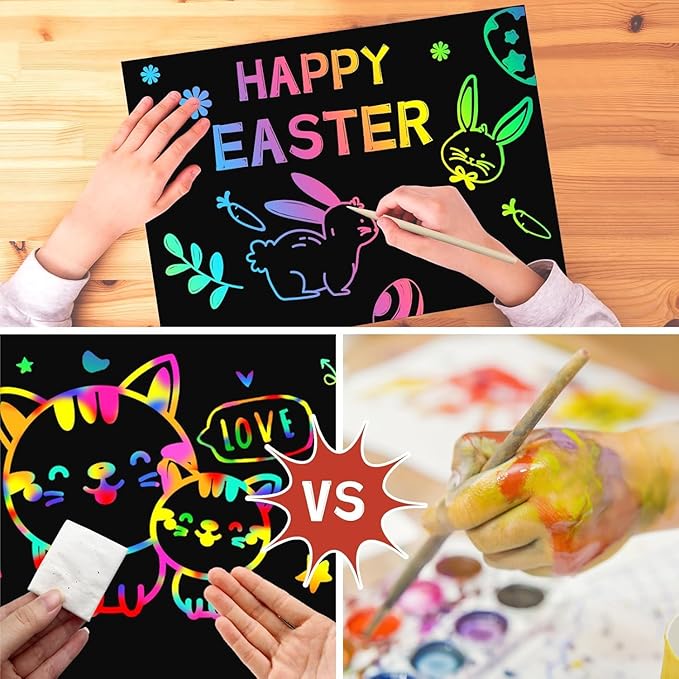 Zestaw książeczek do drapania Rainbow Scratch 2x – kreatywna zabawa bez bałaganu