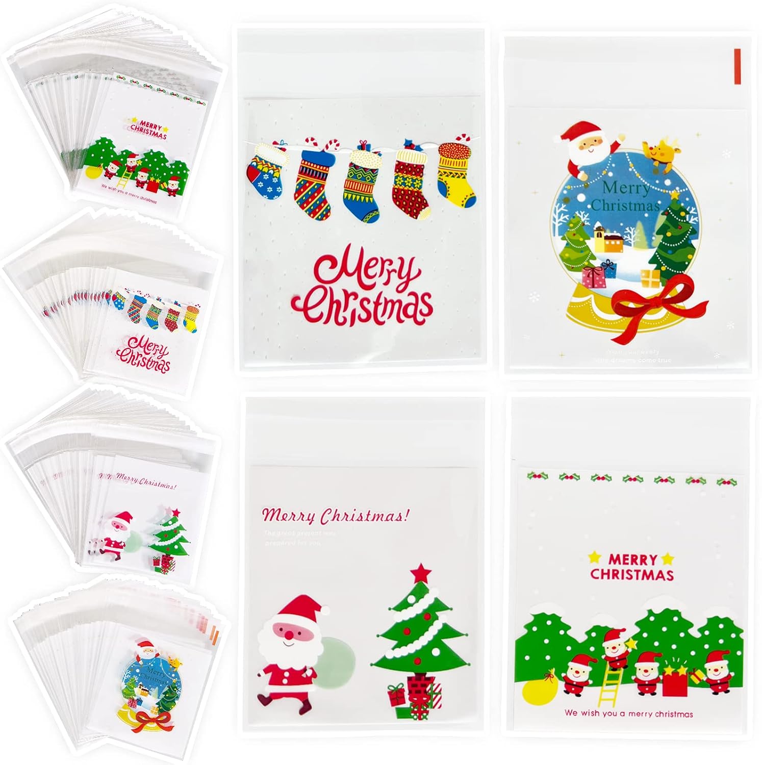 Torebki Świąteczne na słodycze Prezenty Cukierki Upominki Mikołajki Święta dla Dzieci Główne zdjęcie produktu