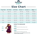 Shekini Kostium Sukienka Tunika Jednocześciowy Wyszczuplający Czarny Wzór w Wisnie