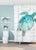 Zasłona prysznicowa tekstylna Wodne Zwierzęta Żółwie Deski Szara Jasna 180 x 180 cm