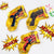 Wystrzałowe Konfetti Imprezowe pistolety Zestaw 8 Sztuk