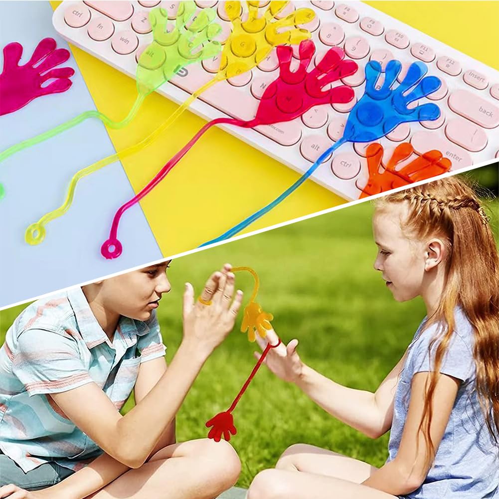 UPOMINKI ZESTAW ZABAWEK Gniotki Lepkie Łapki Pacłapka Rozciągliwe Zabawki 10szt. Drugie zdjęcie produktu