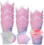 Foremki na Muffinki Papierowe Formy typu Tulipan - Różowo Fioletowe 100 sztuk