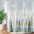 Zasłona prysznicowa tekstylna Tajemniczy Las za Mgłą z lasem 180x180 cm
