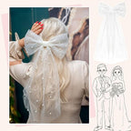 Zestaw Bride To Be Wieczór Panieński Okulary Serce Welon Opaska 5w1