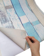 Samoprzylepna Okleina Meblowa/ Tapeta Deski Kolorowe Drewno Panele 40x180cm