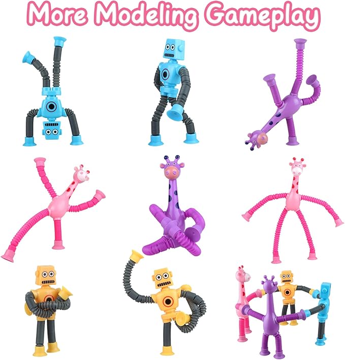 Elastyczne Figurki Sensoryczne Pop Tubes Zabawki Antystresowe Dla Dzieci