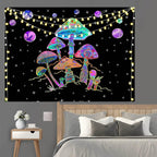 Gobelin na ścianę Tkanina naścienna Tapestry - Psychodeliczny, Grzybki
