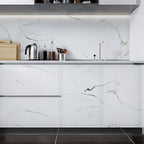 Folia samoprzylepna marmur biały 3D 40 cm x 5 m gruba 0,18 cm blat meble ściany