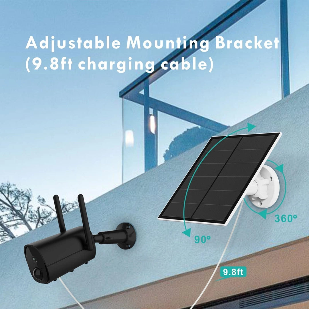 Panel solarny do ładowania kamer urządzeń 5V USB-C/Micro non-stop IP65 3.5W Drugie zdjęcie produktu