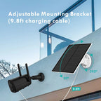 Panel solarny do ładowania kamer urządzeń 5V USB-C/Micro non-stop IP65 3.5W