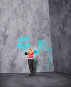 Kurtka Młodzieżowa TWITCH Damska Męska Lekka Wiatrówka Wiatroodporna - Vintage