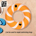 Łatki Samoprzylepne Wodoodporne Naszywki Czarne Uniwersalne Mix kształów