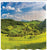Zasłona prysznicowa tekstylna Zielony Krajobraz Góry Drzewa 175 x 180 cm