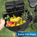Zestaw 2 Toreb Rowerowych na Bagażnik 48L Wodoodporne Torby na Rower Sakwy 2x24L