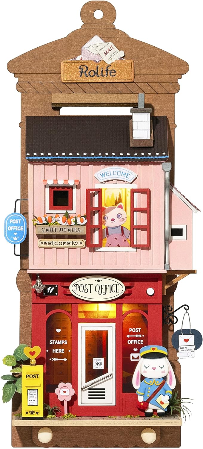 ROBOTIME Drewniany Model Puzzle 3D Poczta Miłosna Prezent DIY Główne zdjęcie produktu