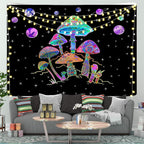 Gobelin na ścianę Tkanina naścienna Tapestry - Psychodeliczny, Grzybki
