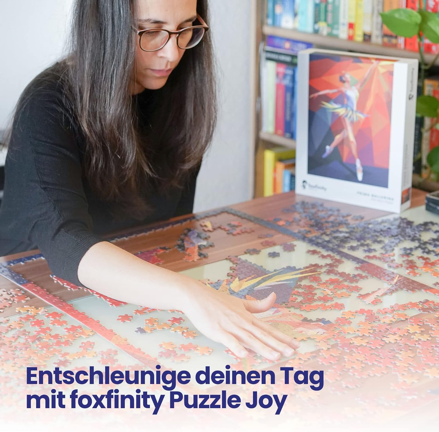 Puzzle Kolorowe dla Dzieci / Dorosłych Bardzo Trudne Gradient FoxFinity 1000el