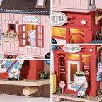 ROBOTIME Drewniany Model Puzzle 3D Poczta Miłosna Prezent DIY
