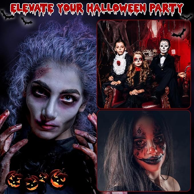 Zestaw do Makijażu Halloween FX Krew Blizny Lateks Farby do charakteryzacji