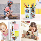 ZESTAW Tatuaży PSI PATROL Tatuaże dla Dzieci Zmywalne Wodne 10 arkuszy