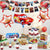 Zestaw Urodzinowych Balonów + Baner Happy Birthday + Zaproszenia - Disney Cars/Auta ZYGZAK MCQUEEN