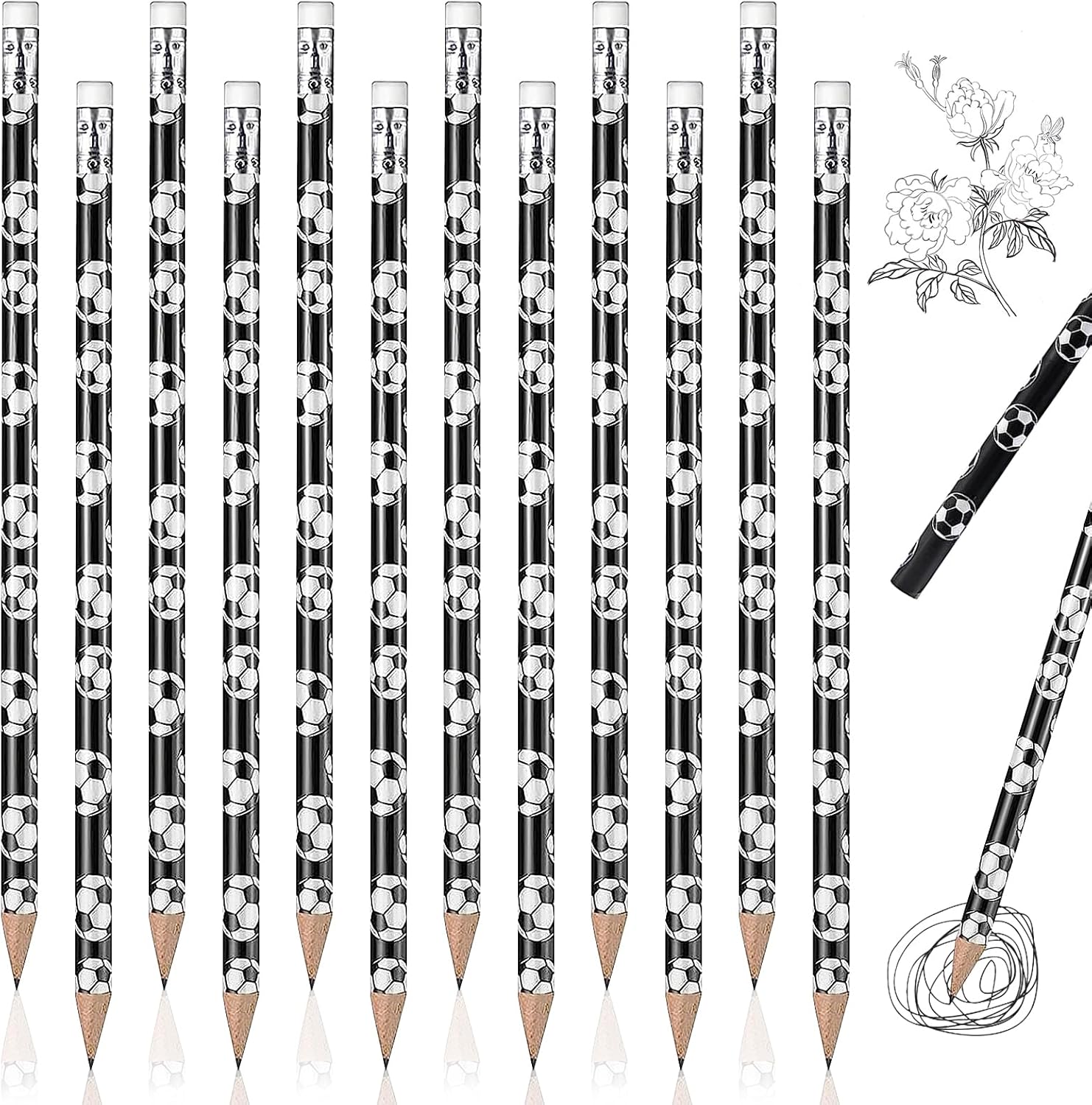 Zestaw Ołówków Ołówki Akcesoria pilkarskie Upominki na Imprezę dla Gości Piłkarzy Główne zdjęcie produktu