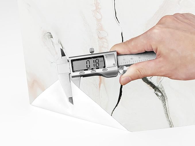 Folia samoprzylepna marmur biały 3D 40 cm x 5 m gruba 0,18 cm blat meble ściany