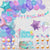 Zestaw Balonów Urodzinowych Zestaw Urodzinowy Balony Baner Happy Birthday Ozdoby SYRENKA z SYRENKĄ