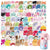 Naklejki Squishmallows 100 szt. wodoodporne kawaii dekoracje