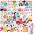 Naklejki Squishmallows 100 szt. wodoodporne kawaii dekoracje