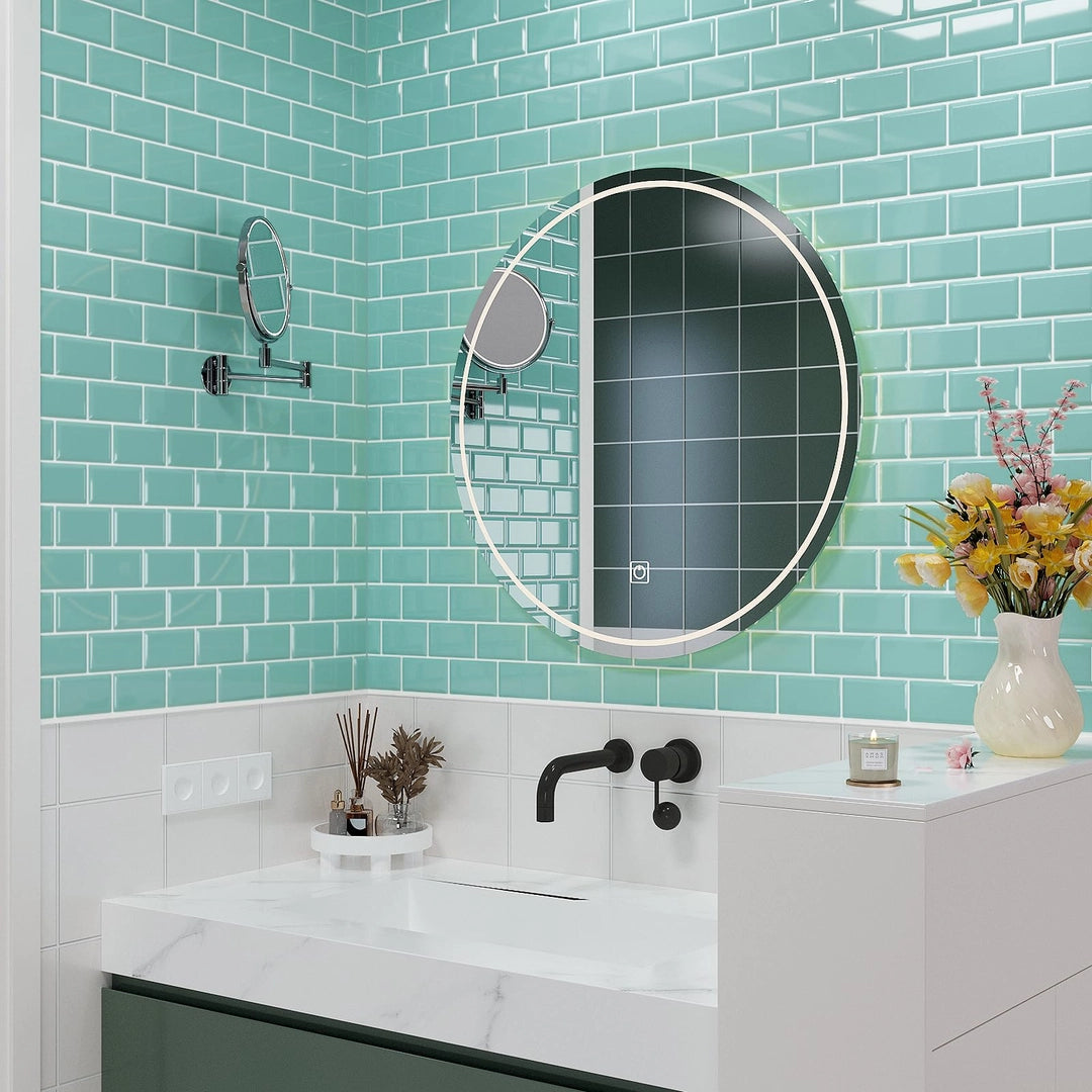 Samoprzylepne płytki ścienne 3D miętowe cegiełki do kuchni i łazienki Drugie zdjęcie produktu