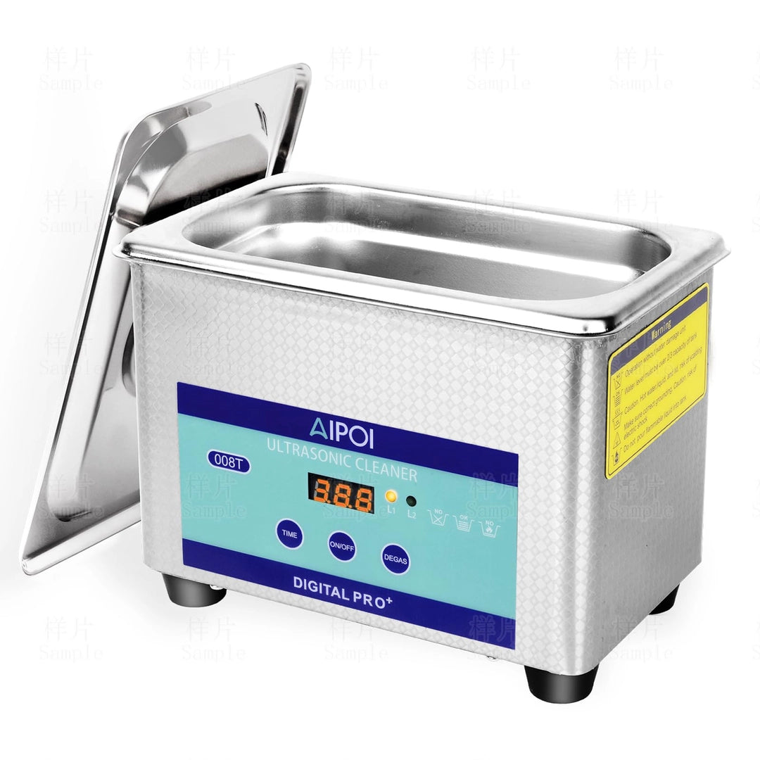 Myjka ultradźwiękowa AIPOI 0.8L 40kHz cyfrowa do okularów i biżuterii