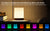 Amouhom Dotykowa Lampka Stołowa LED RGB 16 kolorów Przyciemnianie - Bezprzewodowa