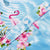 Hawajska Koszula Męska Letni Wzór Niebieska - Kwiaty, Flamingi
