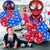 Zestaw Urodzinowych Balonów + Baner Happy Birthday - Spiderman
