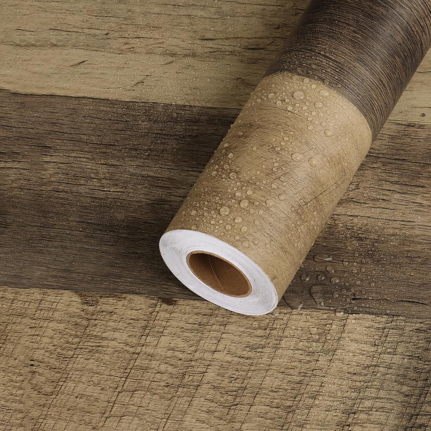 Okleina meblowa samoprzylepna Tapeta Imitująca Drewniane Deski 40x200cm Wodoodporna