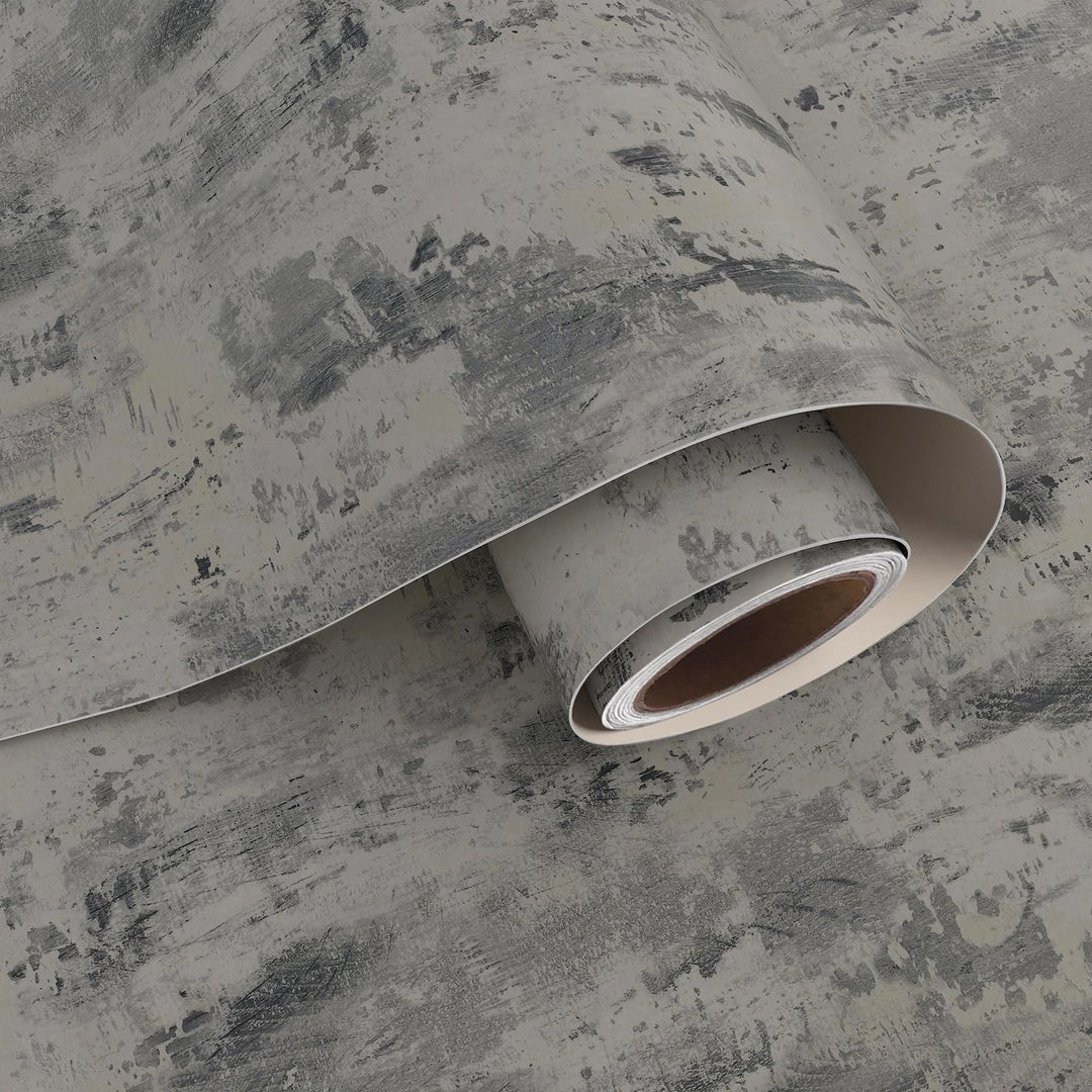 Tapeta samoprzylepna beton industrialny szara wodoodporna 40x200 cm